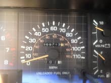 odo was adjusted to reflect real mileage