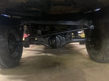 Cleaned and coated rear axle with fresh hardware, fluid, brake lines and a rear lunchbox locker 