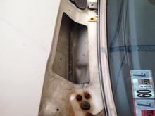 Drivers side area with Cowl removed