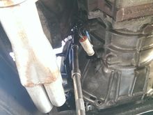 72 extensions and a dog bone wobble knuckle.  That's how I get to those two bolts.