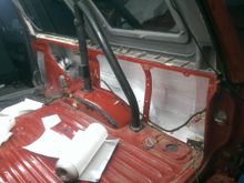 Inside side panel fully soundproofed