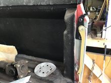 The stays didn’t quite line up with the stops on the newer model bed so the stays got relocated. 