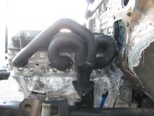 With upper control arm and torsion bar out of the way its a nearly unobstructed fit..nearly.