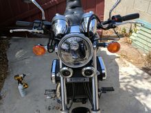 New bars and headlight