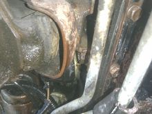 My grommet test fit number 1, wound up using less than a third of this inbetween the hardlines inside the bracket.