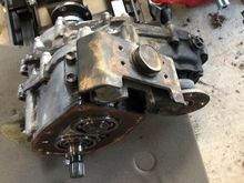 old tcase mount, had a crack in the rubber