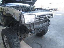 Screwed together for a headlamp and grille mock up.