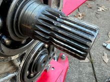 79-80 shaft with longer splines