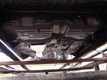 Under side after bed liner was applied.