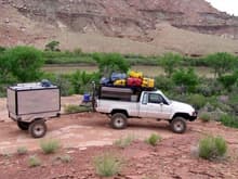 Desert Pearl &amp; Diamond Plate Gem, White Rim Trail, Canyonlands National Park, Utah (Green River in background)