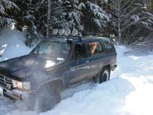 Haha, who is that in the driver seat?