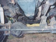 twisted torque rod bracket