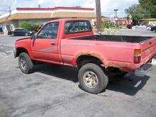 new springs in rear.  oh, the motor wasn't blown.  it was blowing out oil like crazy after a headgasket job gone wrong.  the parking brake cable got pinched inbetween the block and head.  i did not have the heart to call them up and let them know.  he just spent 1200 having the truck mecanically overhauled.