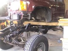 frame ready to lower