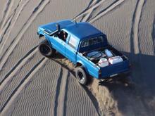 Playing the Sand Dunes in Ritoque , Chile