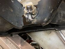 tightened the nut a little and welded all in place