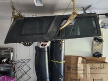 Park spot under the suspended top