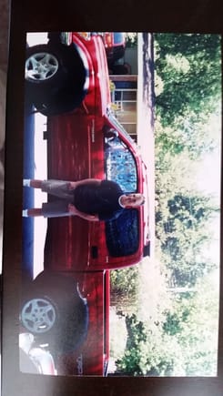 My 2003 TACO Crew Cab PreRunner. It was the only one I have ever seen with a factory roof rack. Also a much younger me. Sadly I traded it for a V6 Mustang! WTH was I thinking!!!