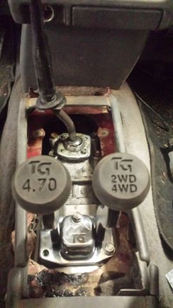 the trans shifter just barley clears the hi lo shifter . ..should be ok ...it all fit no problems ..
