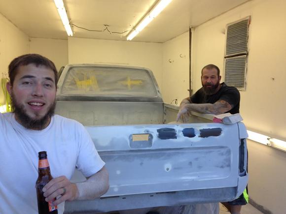 Yes, MANY beers involved in this project. It was beer:30 at 10am.