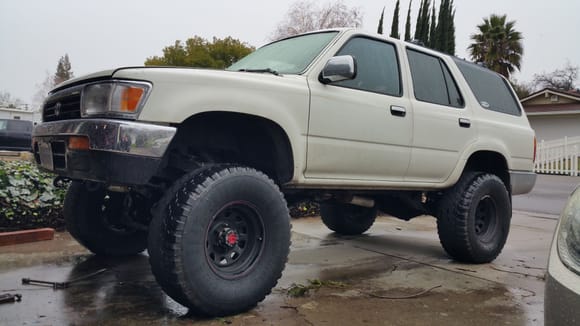 4 in lift with bj spacers