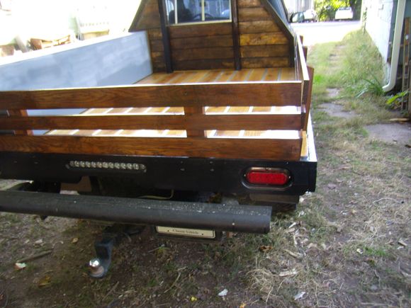 new LED lights, new deck on bed, new racks