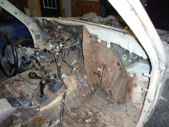 dash and cross bar came out easy