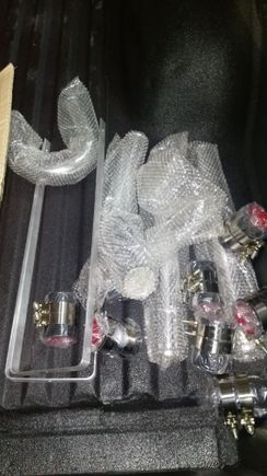 Random ebay 2" polished aluminum bends and straights with all the couplers for $60