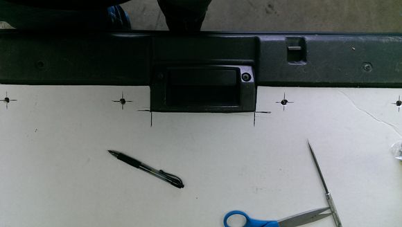also the handle will need to be plasti-dipped or painted as they don't make this in black, or not that I have found anyway
