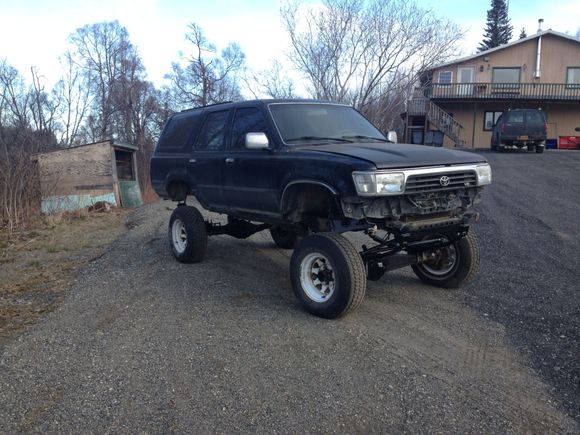 I might be able to stuff some 38.5 boggers on it, but I think I'll get some 35 inch to start with and see what room I have. I can always sell them later