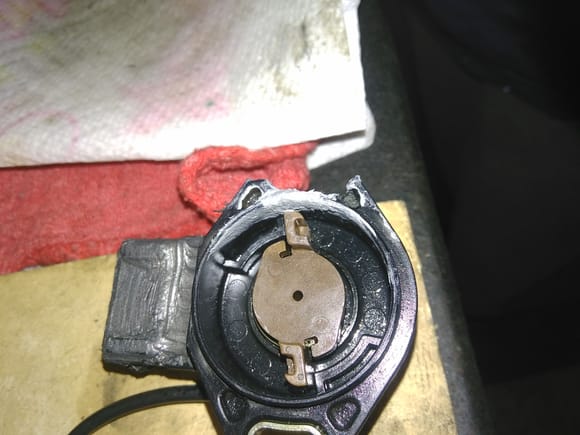 Here is my tps.. Now im looking at it i think there is a little smear of that permatex inside the plug housing also.
