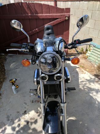 New bars and headlight