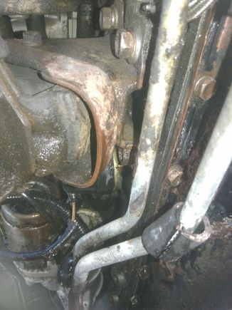My grommet test fit number 1, wound up using less than a third of this inbetween the hardlines inside the bracket.