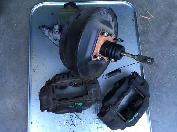 Brake Booster, Master Cylinder and Calipers from a '91 Gen2 4Runner