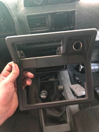 pull bezel straight out 