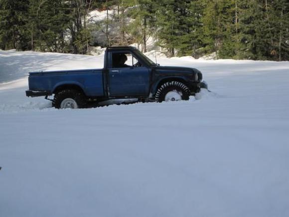 no locker, no lift, 4 ft of snow total