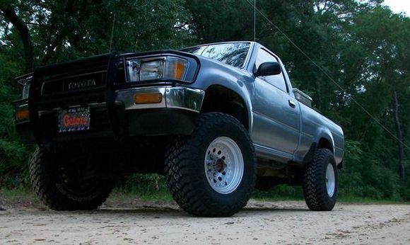 My Yota with BJ Spacers and Hankook M/Ts.