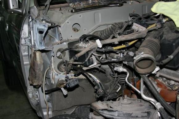 Right Apron Removed