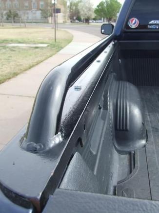 Toyota T100 angle iron and pipe bed rails