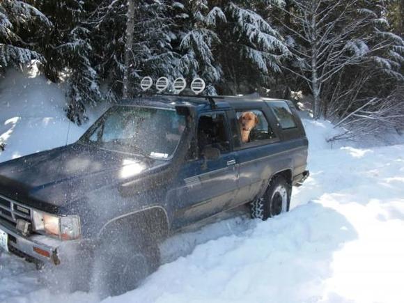 Haha, who is that in the driver seat?