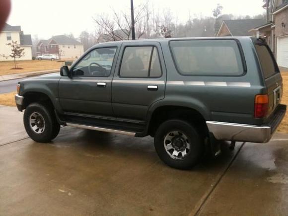 The day I brought the 4Runner home.
