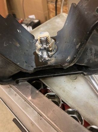 tightened the nut a little and welded all in place