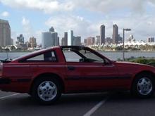 San Diego Skyline view from Coronado with the 85 300zx Turbo