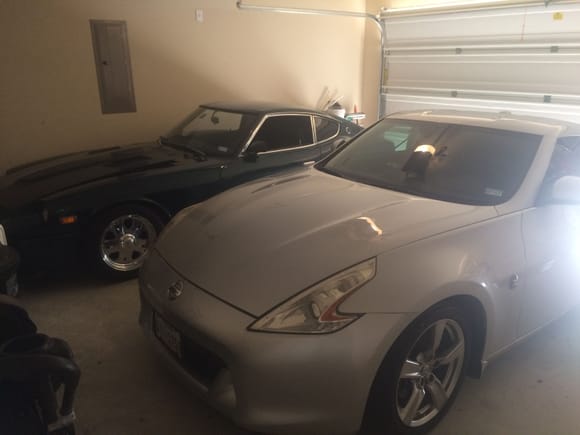 Both Zs in the garage