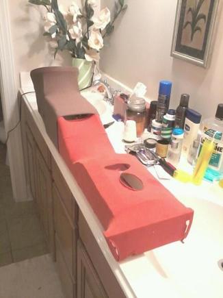 Don't have a workshop so I used my bathroom