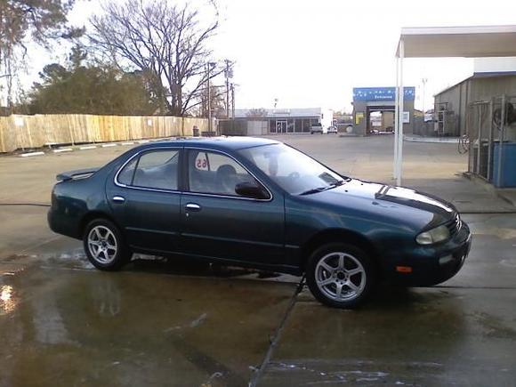 KA24DE, Header,cat back,intake,strut bar,eagle alloy wheels