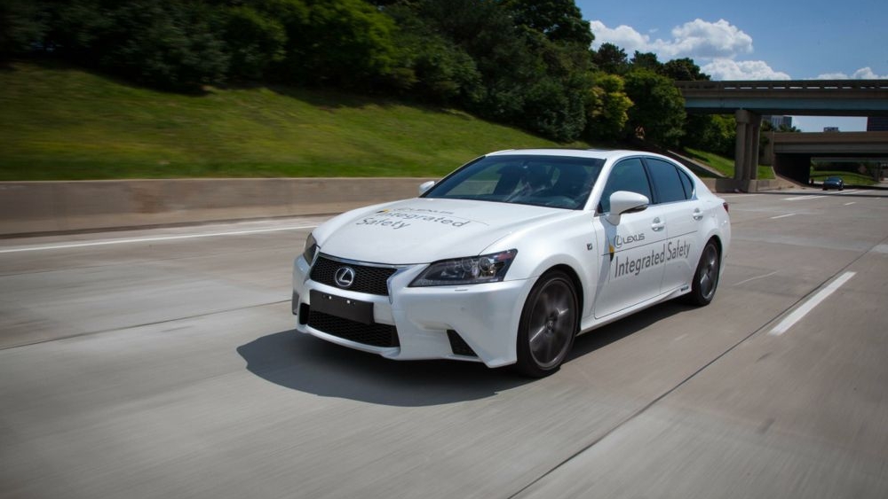 Lexus GS at Toyota Advanced Safety Seminar