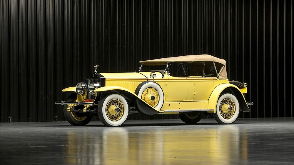 "Great Gatsby" 1928 Rolls-Royce Phantom I (photo via Worldwide Auctioneers)