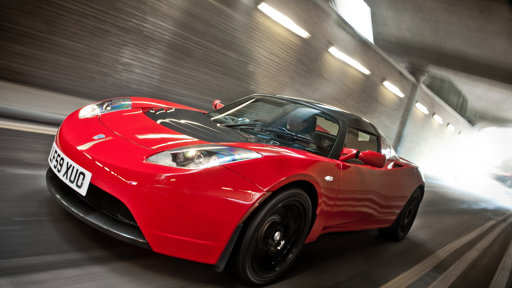 Tesla Roadster right-hand drive