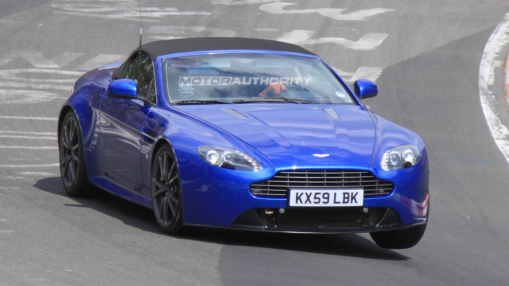 2011 Aston Martin Vantage Roadster facelift spy shots